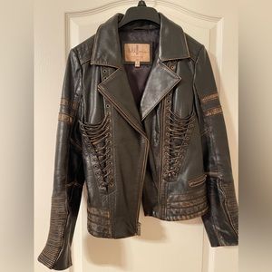 Wilsons Black Leather Jacket